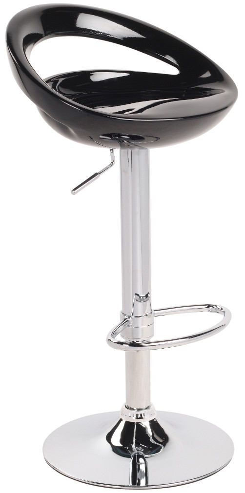 An image of Sorrento Swivel Bar Stool Black