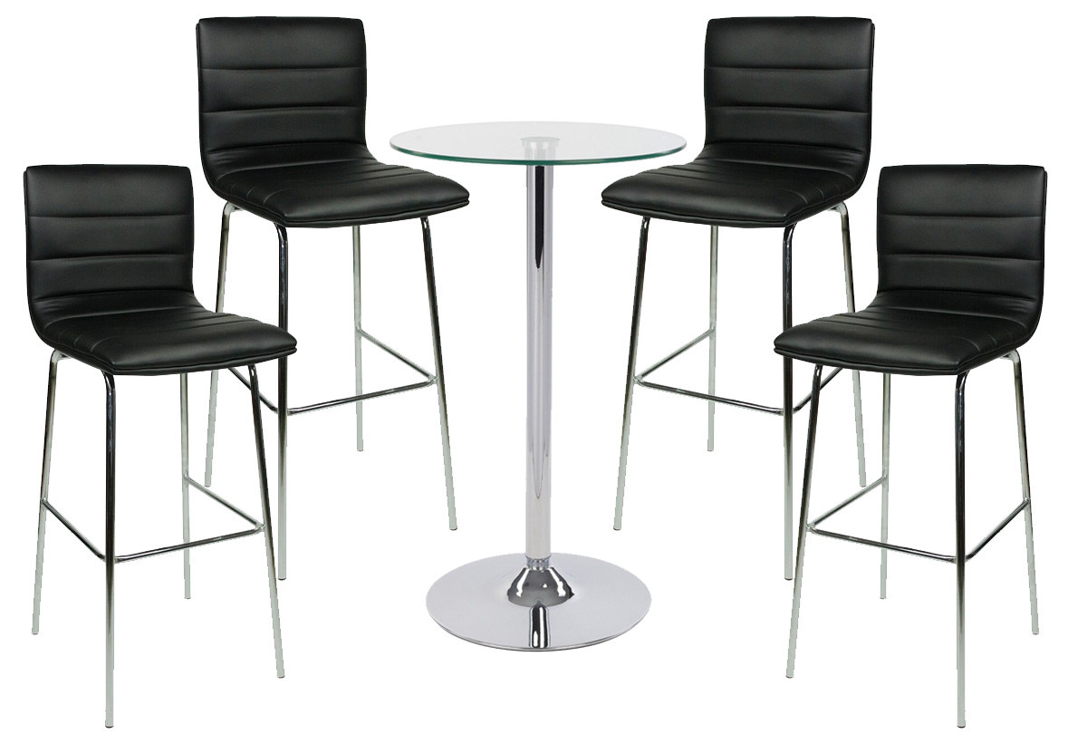 An image of Aldo Fixed Height Bar Stool and Como Table Package