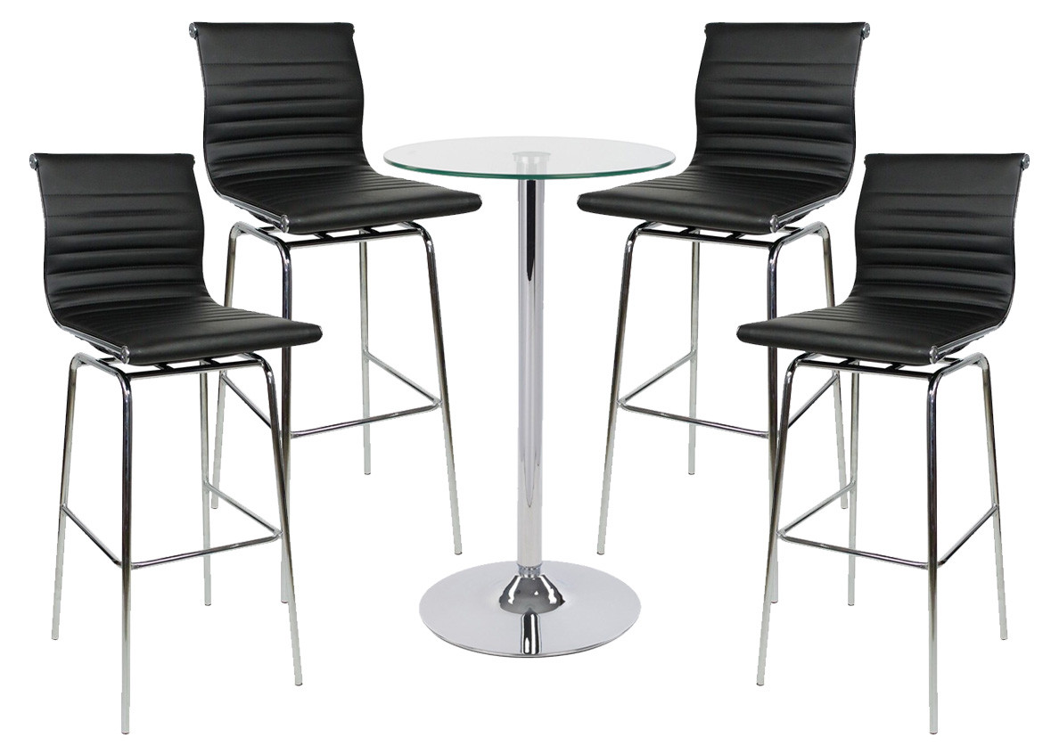 An image of Rovigo Fixed Height Bar Stool and Como Table Package