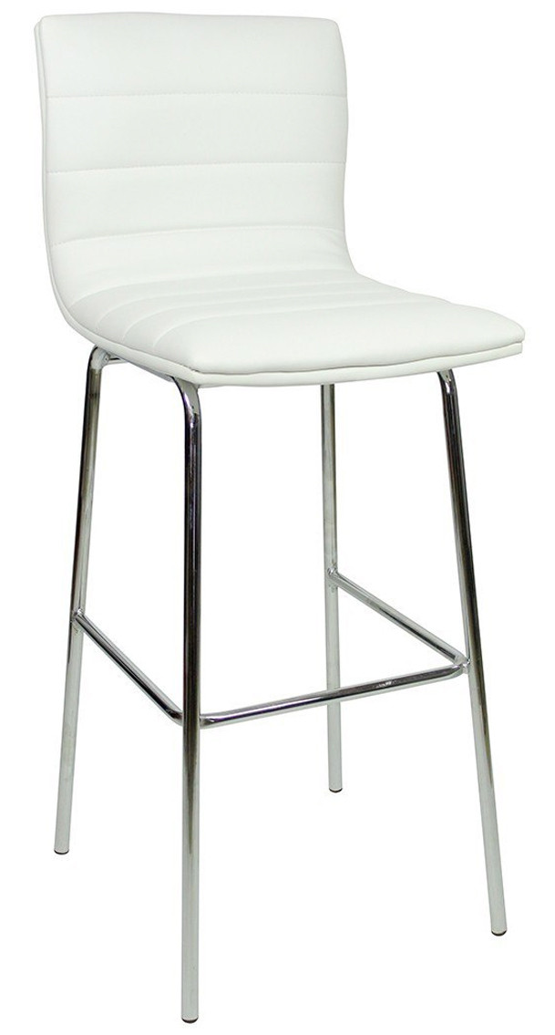 An image of Aldo Fixed Height Bar Stools White