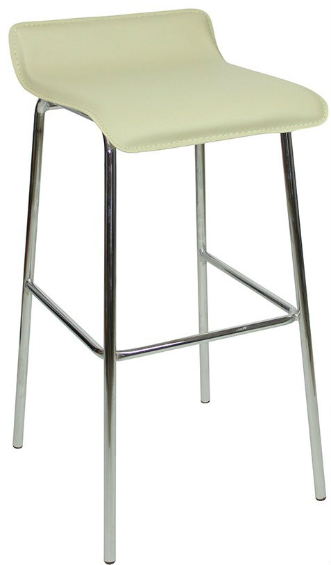 An image of Baceno Fixed Height Bar Stools Cream