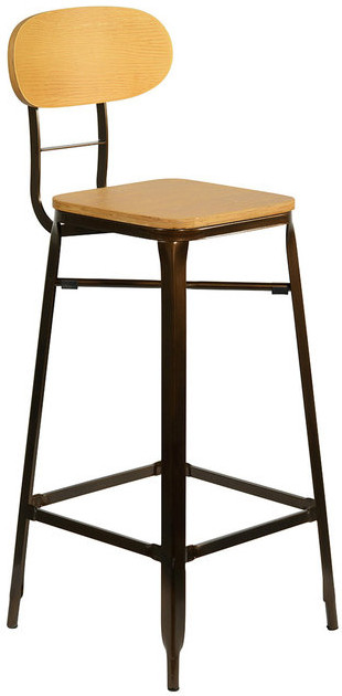 An image of Tuscany vintage Natural Bar Stool