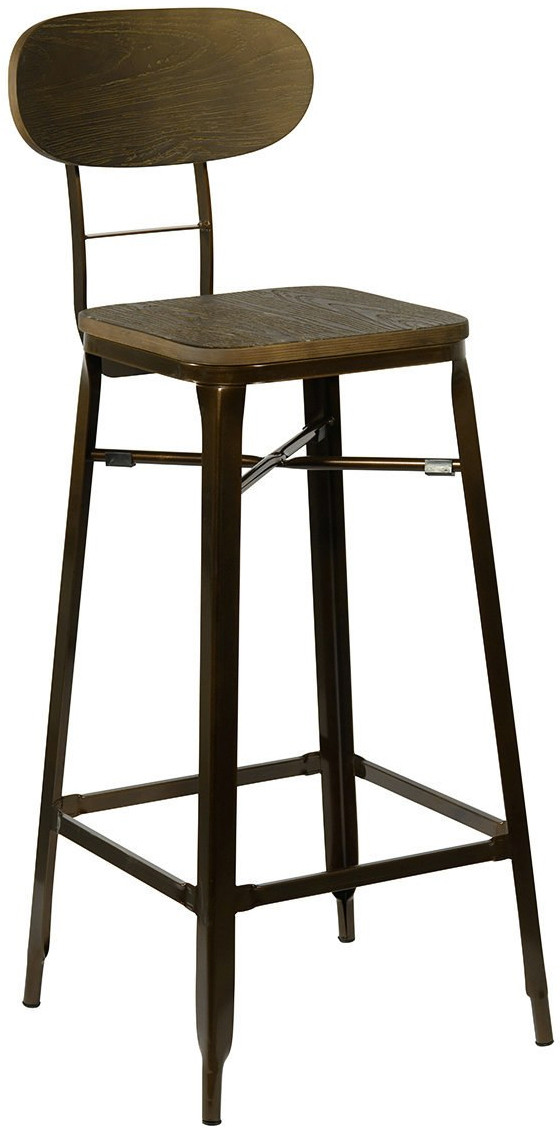 An image of Tuscany Vintage Espresso Bar Stool