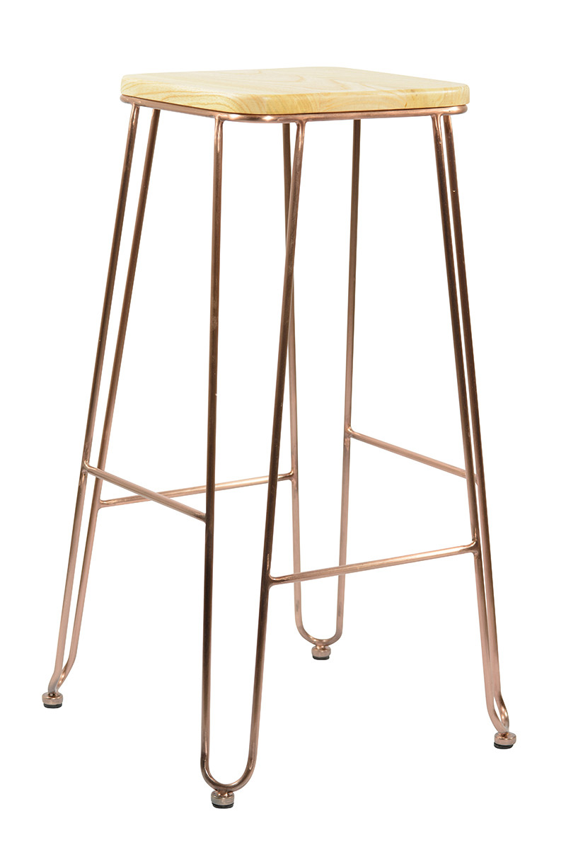 An image of Arezzo Copper Bar Stool